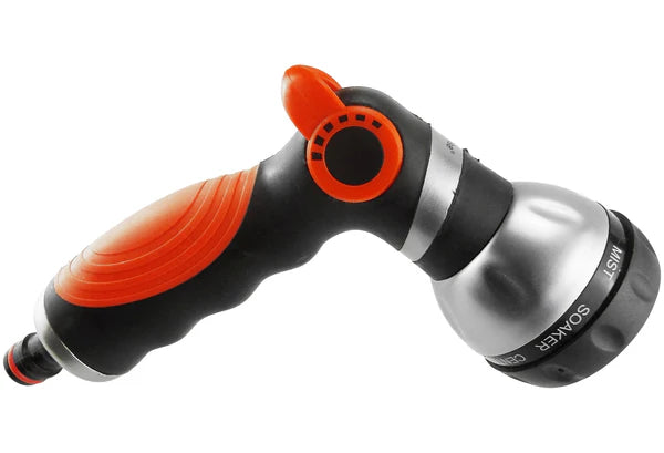 Black & Orange 8-Pattern Multi Water Sprayer, 8MULTI