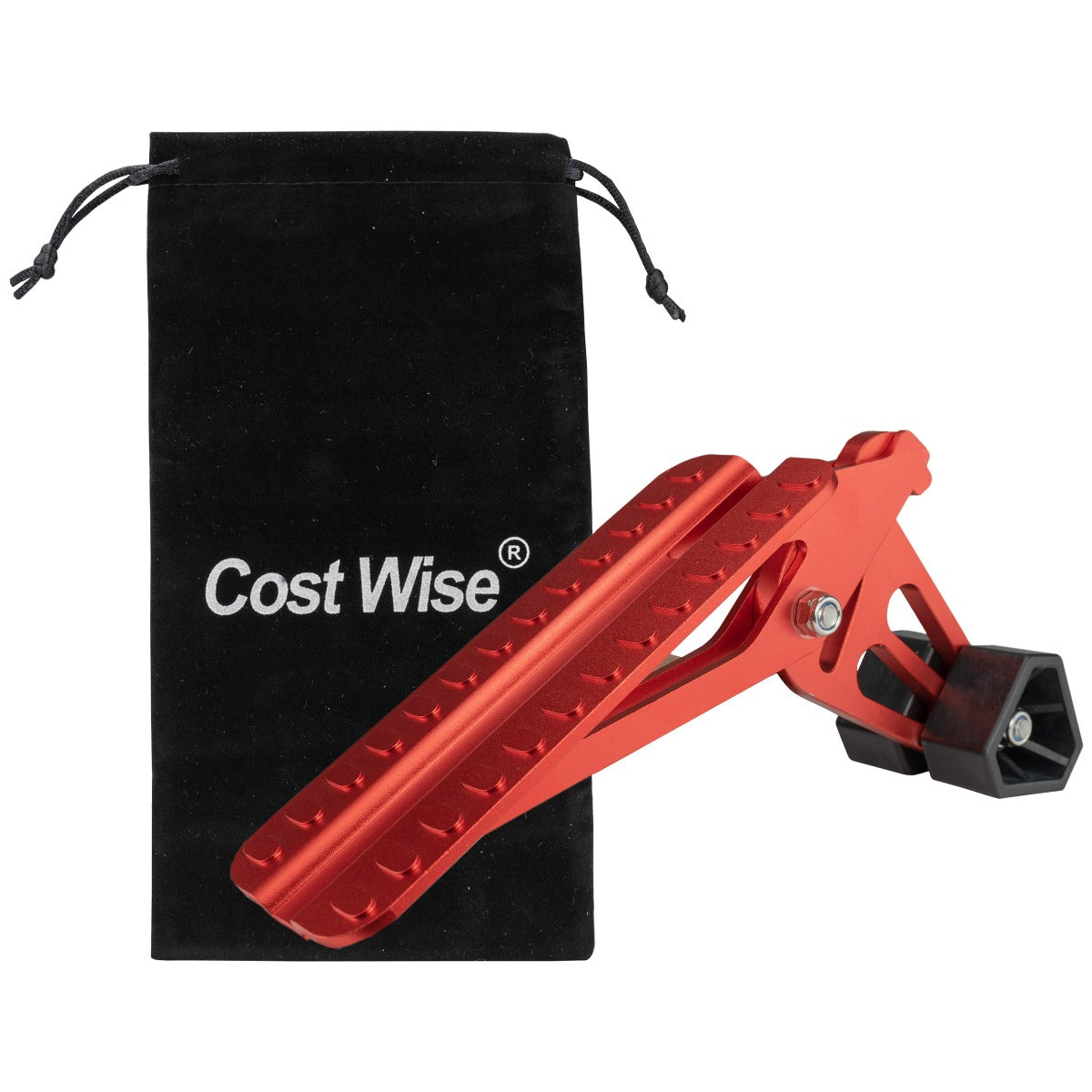 Type D Vehicle Car Door Step Up Ladder, Red