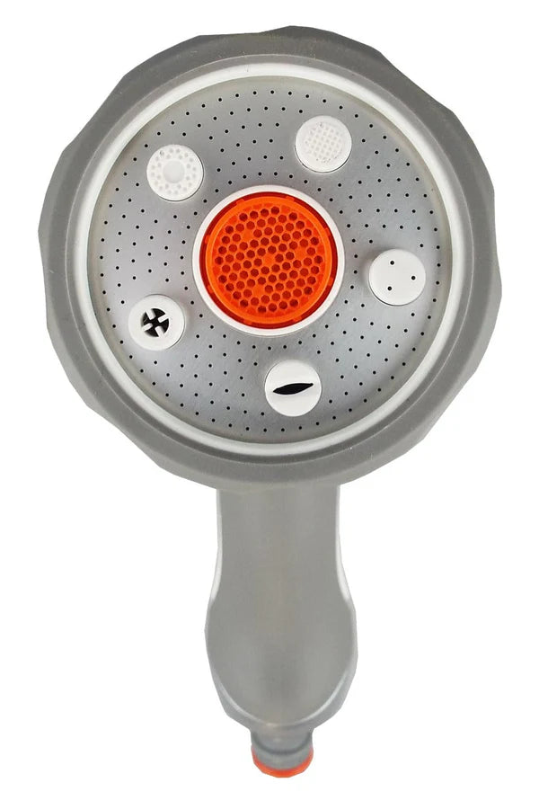 Grey & White 5-Pattern Multi Water Sprayer, EN55M