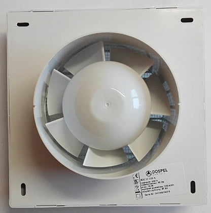 Rico Axial Bathroom Extraction Fan with Timer, 120mm