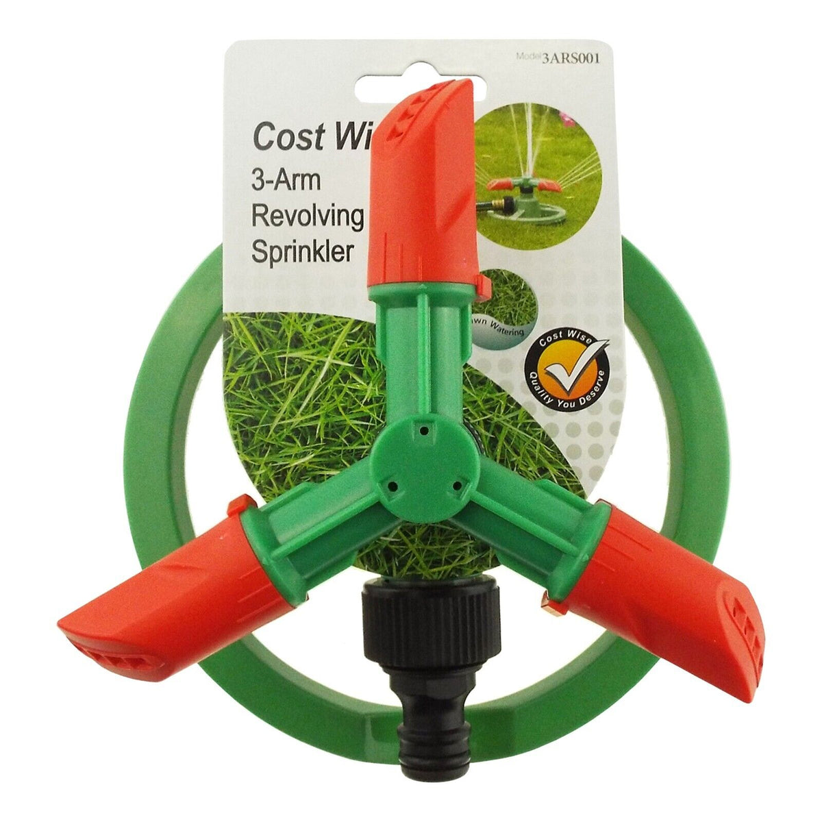 3-Arm Rotating Garden Lawn Sprinklers