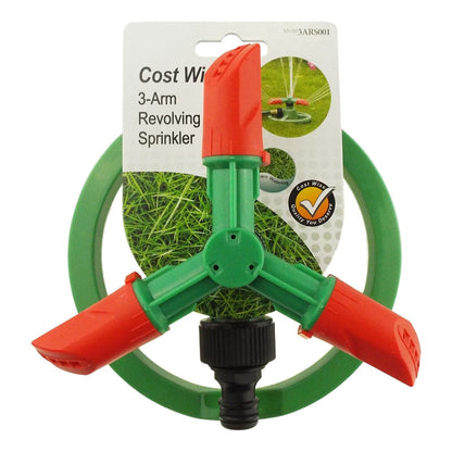 3-Arm Rotating Garden Lawn Sprinklers