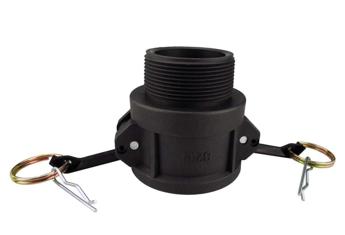 Camlock 1/2" - 4" Hose Coupling Female - BSP Male Cam Groove Tank Adapter TYPE B