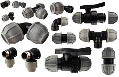MDPE Compression Connector Fittings