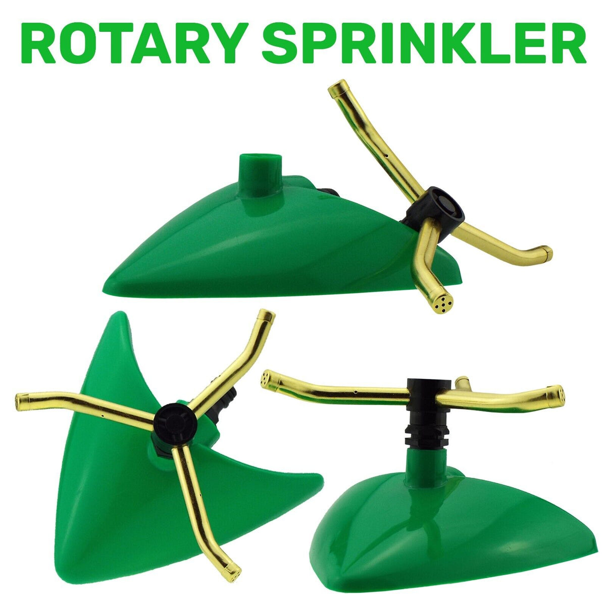 3-Arm Rotating Garden Lawn Sprinklers