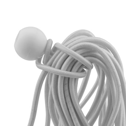 6" White Bungee Balls, (x20)