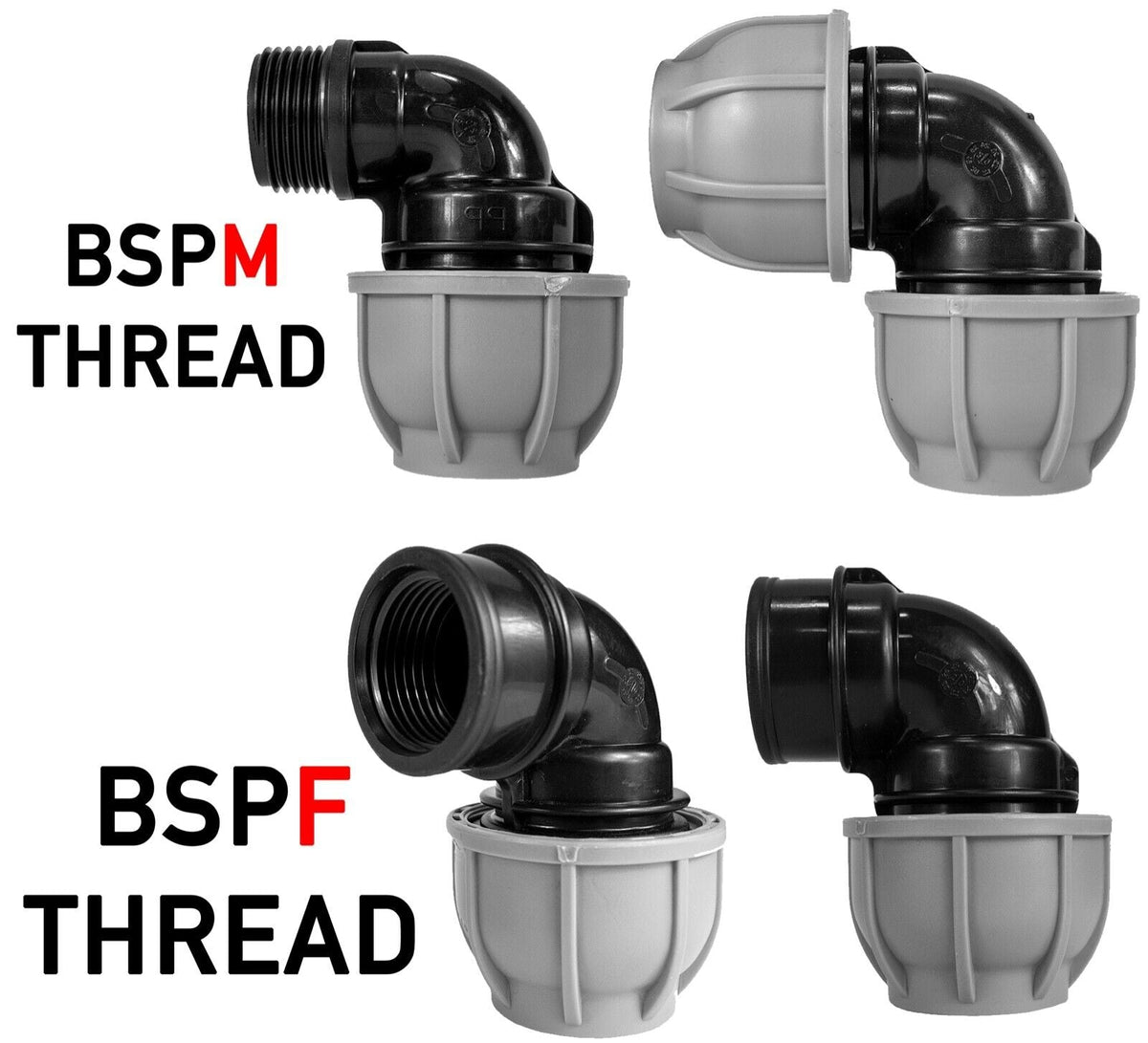 MDPE Compression Connector Fittings