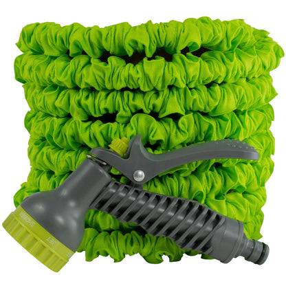 Green Expandable Pressure Water Hose Set with Sprayer
