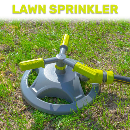 3-Arm Rotating Garden Lawn Sprinklers