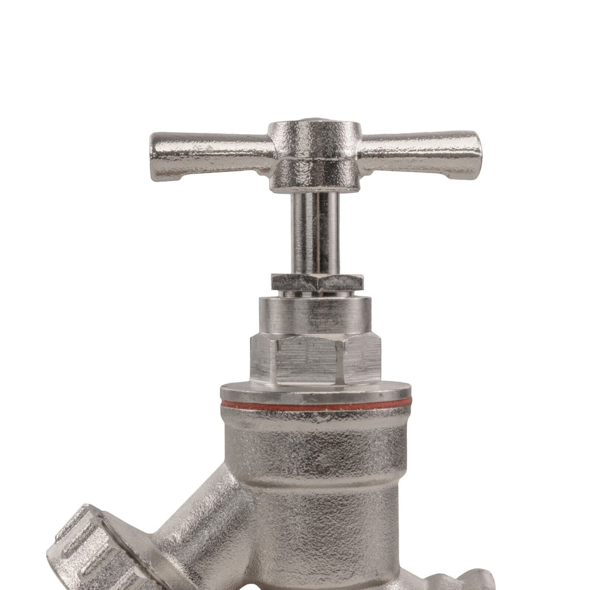Solid Brass Garden Bib Tap Hozelock Compatible 1/2" Nickel Plated Quick Connect
