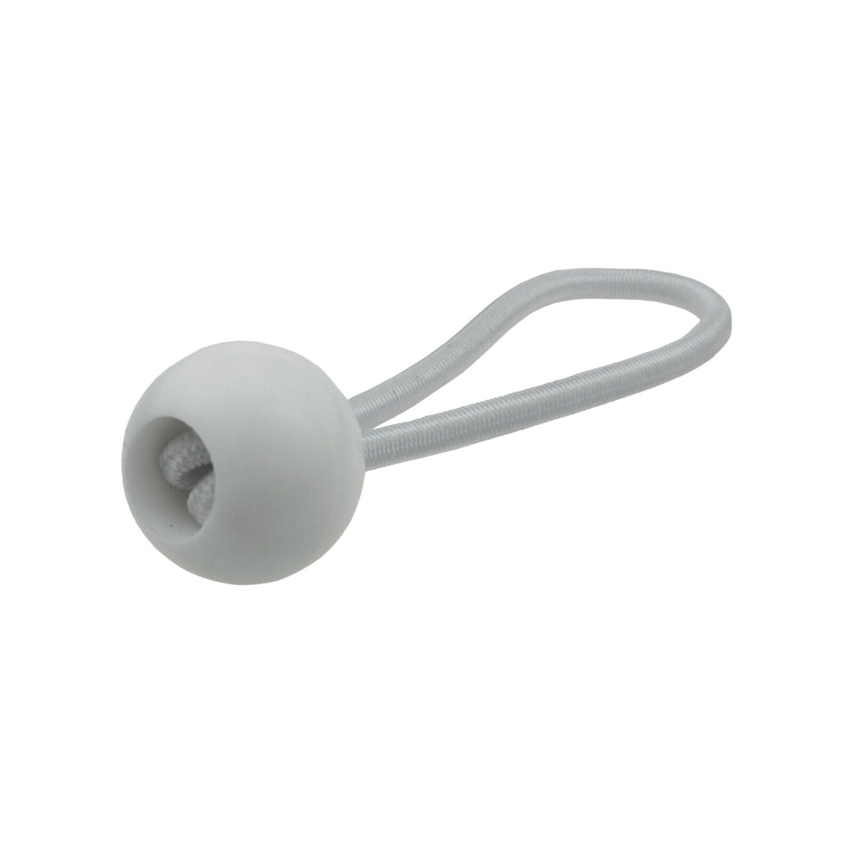 6" White Bungee Balls, (x20)