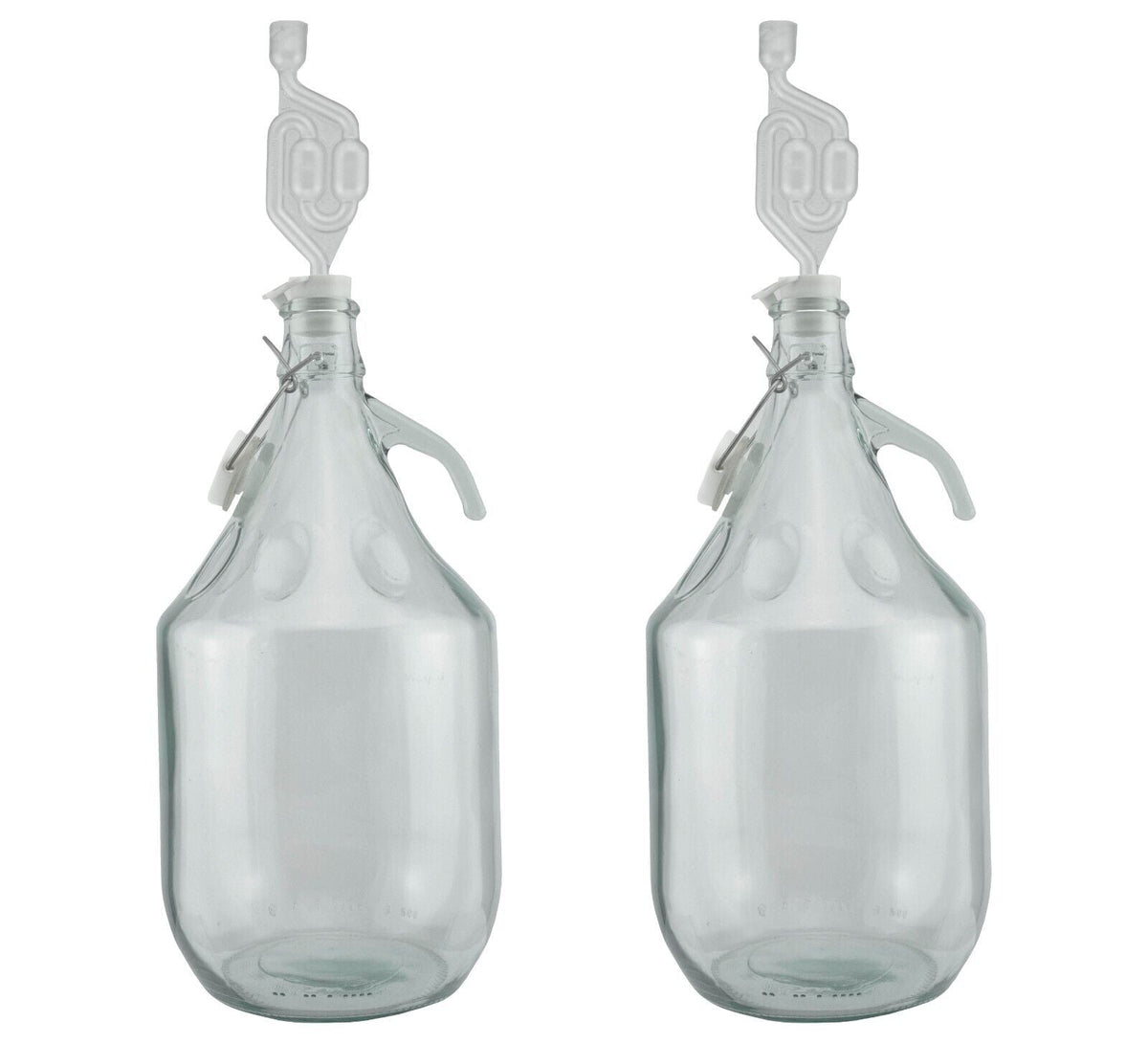 1 Gallon 5L GLASS DEMIJOHN Flip Top Cap Seals Home Brew Distilling Wine Making