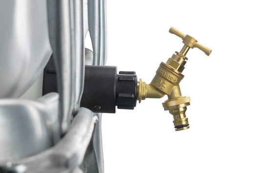 IBC S60X6 Extended Tank Adapter with  Quick Connector Brass UK Tap