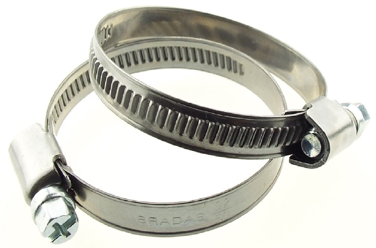 8mm - 12mm Jubilee Type Clip Stainless Steel Hose Clamp Worm Drive Marine Grade