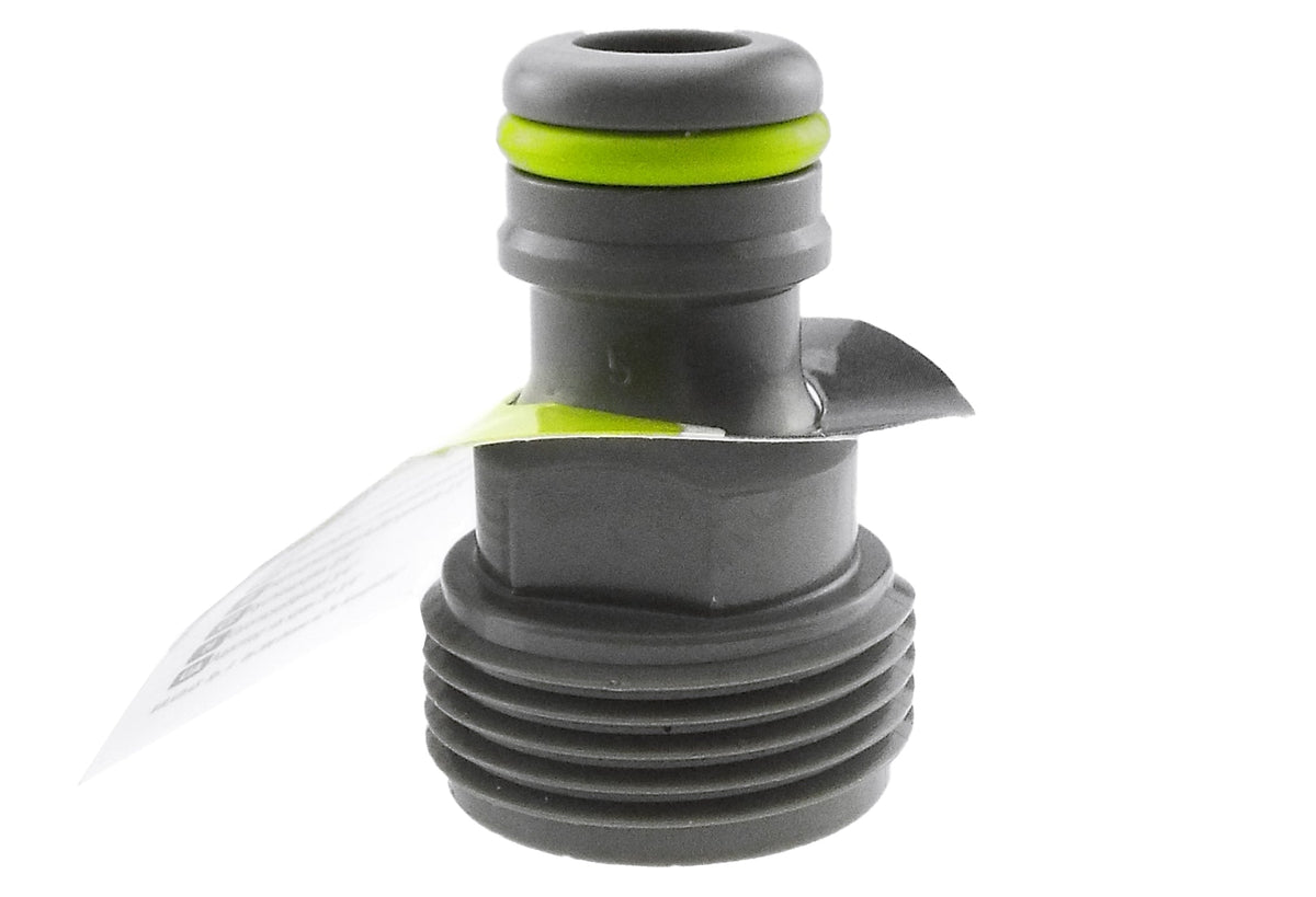 Male Tap Connector – 1/2” BSPM, Lime