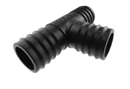 Plastic 3-way Barbed Tee Splitter, 25mm