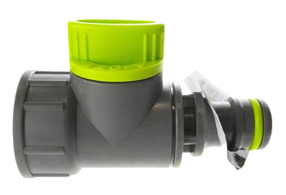 3/4" BSPF Valve with Quick Connector, Lime