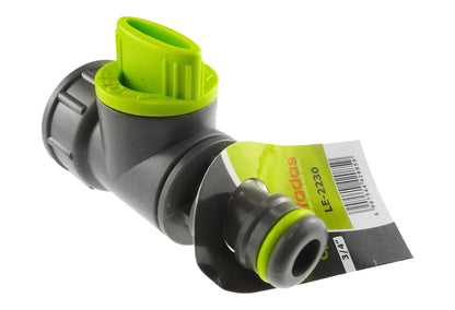 3/4" BSPF Valve with Quick Connector, Lime