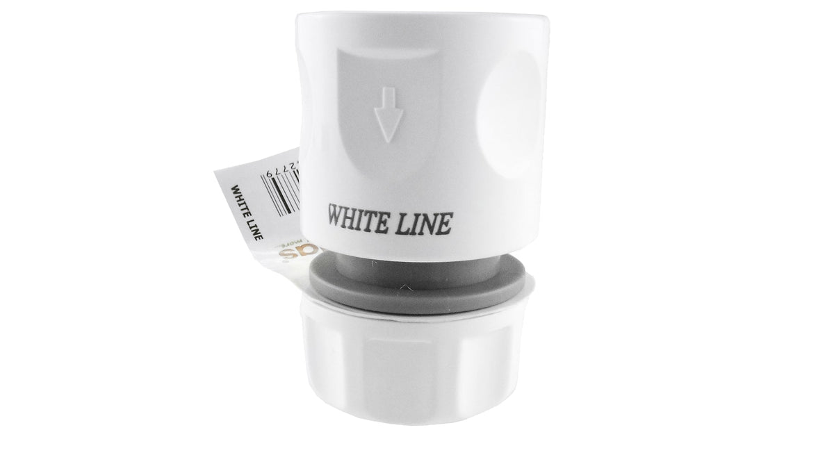 1/2" Female Hose Connector, White