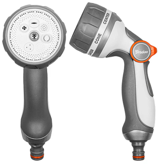Grey & White 7-Pattern Multi Water Sprayer, EN56M