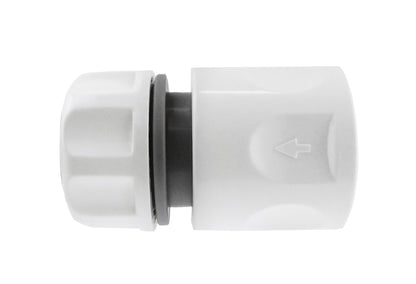 1/2" Female Hose Connector, White